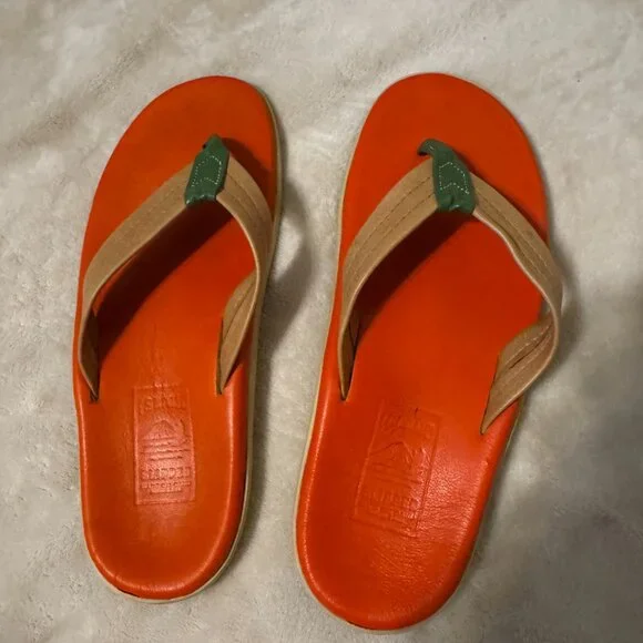 Island Slippers "The Classic" Full Grain Leather Flip Flops - Picture 13 of 13